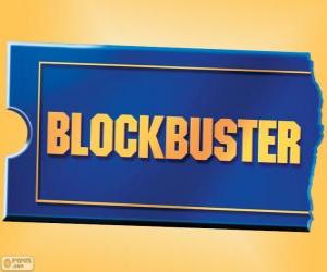 Blockbuster logo puzzle