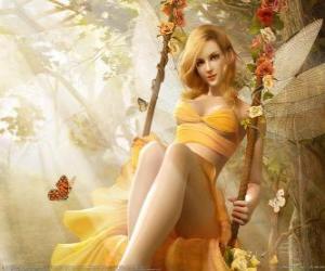 Blonde fairy puzzle