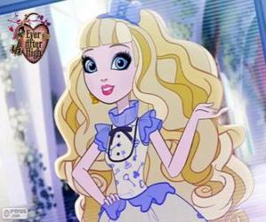 Blondie Lockes, a Royal young girl in Ever After High puzzle