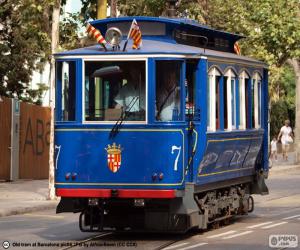 Blue Tramway, Barcelona puzzle