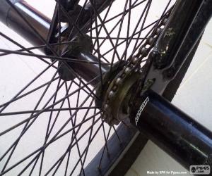 BMX rear wheel puzzle