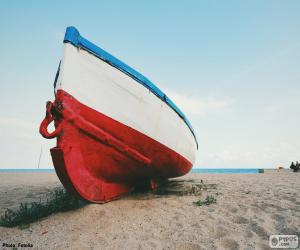 Boat on the beach puzzle