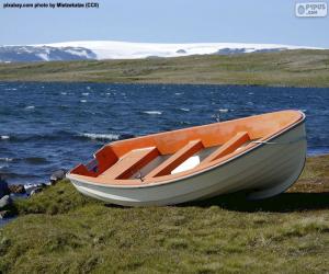 Boat on the Norwegian coast puzzle