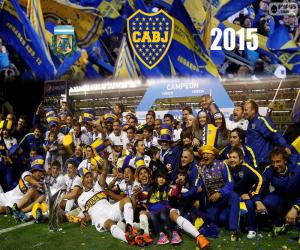 Boca, champion 1st Division 2015 puzzle