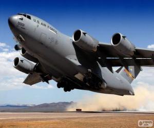 Boeing C 17 Globemaster III Military transport aircraft puzzle