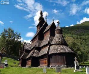 Borgund Stave Church, Norway puzzle
