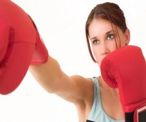 Boxing - Face of a boxer puzzle