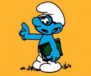 Brainy Smurf, the most intelligent smurf puzzle