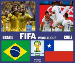 Brazil - Chile, Eighth finals, Brazil 2014 puzzle