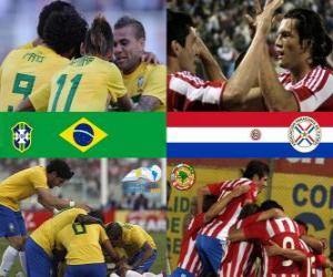 Brazil - Paraguay, quarterfinals, Argentina 2011 puzzle