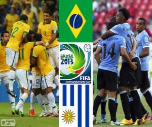 Brazil - Uruguay, semi-finals, 2013 FIFA Confederations Cup puzzle