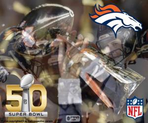 Broncos, Super Bowl 2016 Champions puzzle