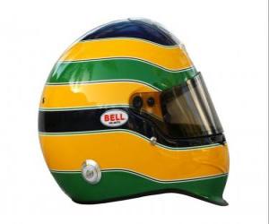 Bruno Senna helmet 2010 puzzle