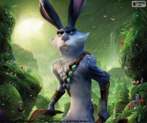 Bunny, Easter rabbit. Character from Rise of the Guardians puzzle