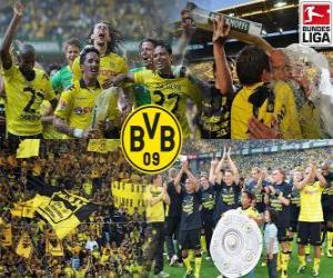BV 09 Borussia Dortmund, Bundesliga champions 2010-11 puzzle