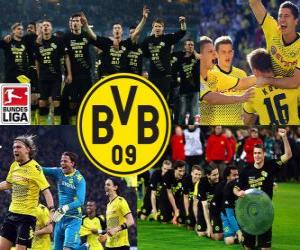 BV 09 Borussia Dortmund, champion of the Bundesliga 2011-12 puzzle