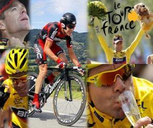 Cadel Evans 2011 Tour de France Champion puzzle