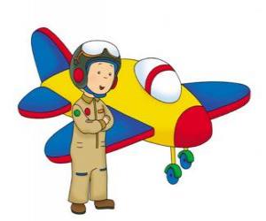 Caillou the airman puzzle