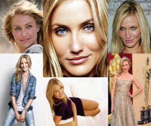 Cameron Diaz is an American actress and former model. It has been four times nominated for Golden Globe Award puzzle