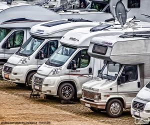 Campervans or motorhomes puzzle