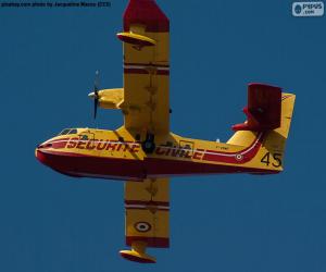 Canadair CL-215, seaplane puzzle