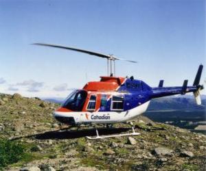 Canadian Bell 206 helicopter puzzle