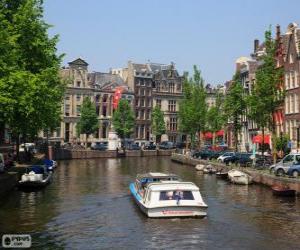 Canals of Amsterdam, Netherlands puzzle