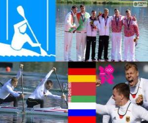 Canoe sprint C2 1000m London 2012 puzzle