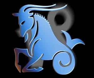 Capricorn. The goat-fish. Tenth sign of the zodiac. The Latin name is Capricornus puzzle