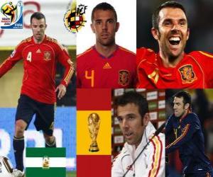 Carlos Marchena (The invincible) Spanish team defense puzzle