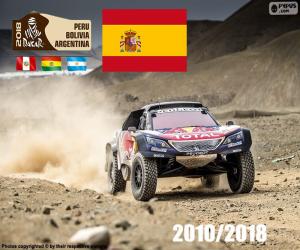 Carlos Sainz Dakar 2018 puzzle