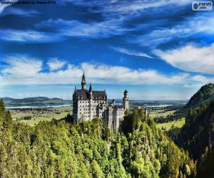 Castle on the mountain puzzle