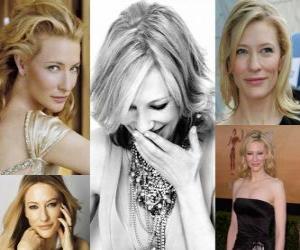 Cate Blanchett is an actress in Australian film and stage, winning an Academy Award and Golden Globe puzzle