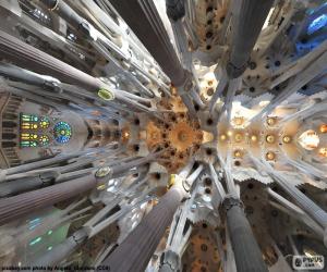 Ceiling, Sagrada Familia, Barcelona puzzle