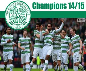 Celtic FC champion 2014-2015 puzzle