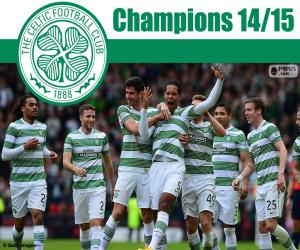 Celtic FC champion 2014-2015 puzzle