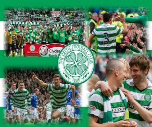 Celtic FC, champion of the Scottish Premier League 2011-2012 puzzle