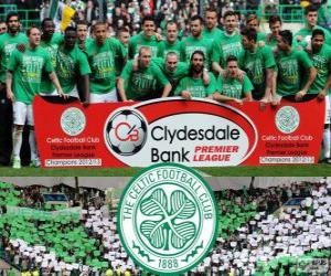 Celtic FC, Scottish Premier League 2012-2013 Champion puzzle