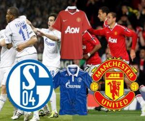 Champions League - UEFA Champions League semi-final 2010-11, FC Schalke 04 - Manchester United puzzle