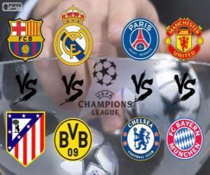 Champions League - UEFA Champions League 2013-14 Quarter-finals puzzle