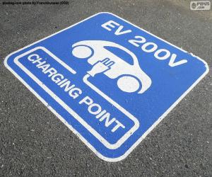 Charging electric cars puzzle