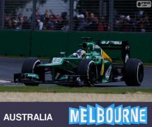 Charles Pic - Caterham - Melbourne 2013 puzzle