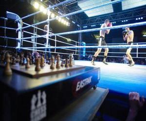 Chess boxing is a hybrid sport which combines boxing with chess in alternating rounds. puzzle