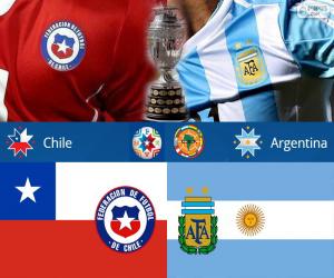 CHI - ARG, final Copa America 2015 puzzle