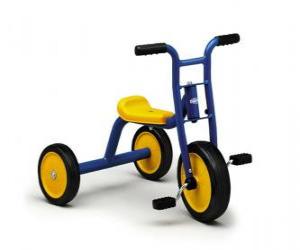 Children tricycle or trike  puzzle