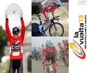 Chris Horner champion of the Tour of Spain 2013 puzzle