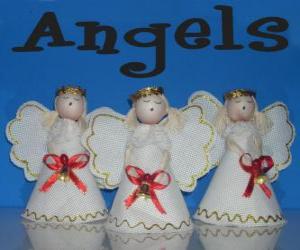 Christmas angels puzzle