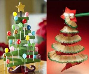 Christmas trees, original puzzle