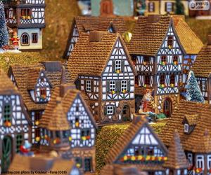 Christmas village puzzle