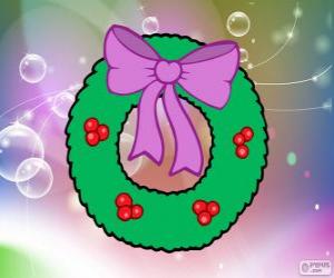 Christmas wreath puzzle